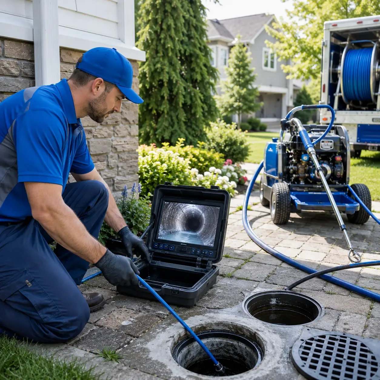 Outdoor drain cleaning professionals serving Crum, WV